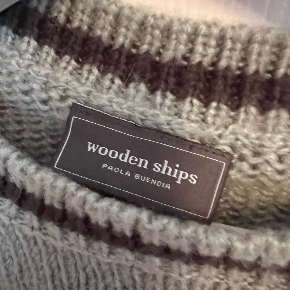 Wooden Ships Football Sweater - Picture 2 of 4